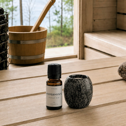 Sauna scent set with aroma stone