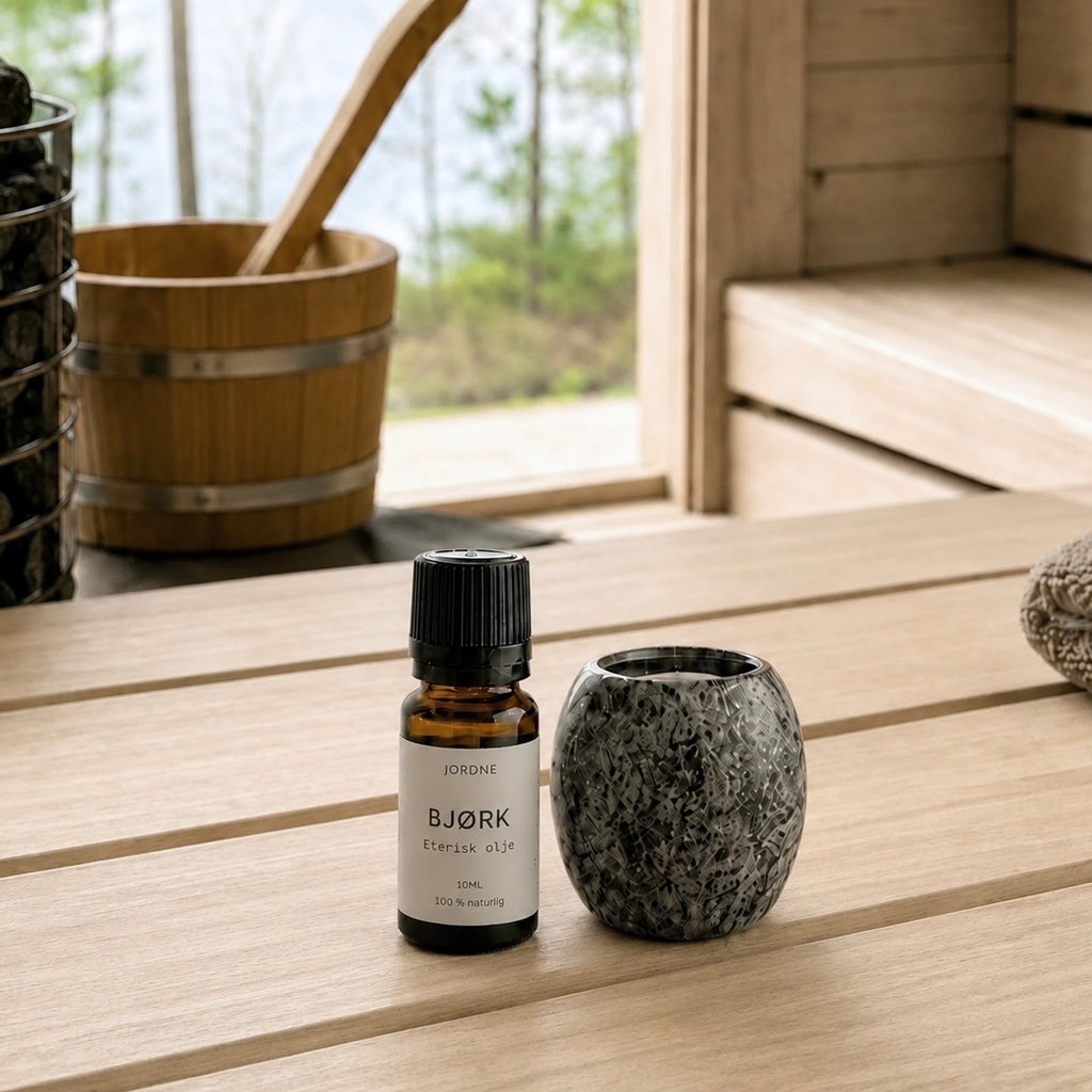 Sauna scent set with aroma stone