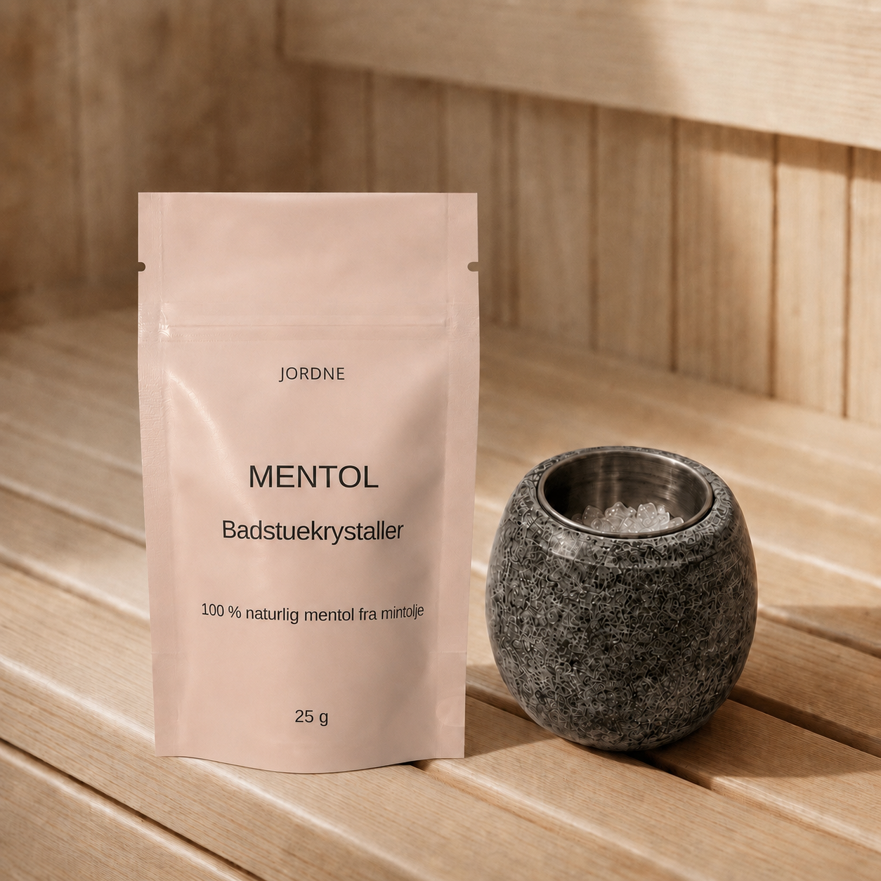 Mentolkrystaller til badstue