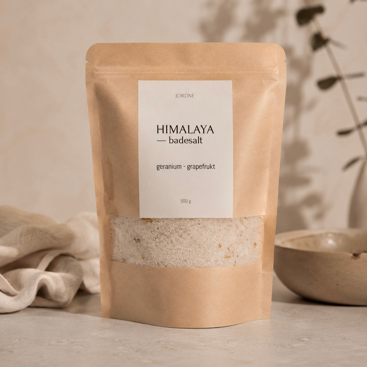 HIMALAYAN BATH SALTS - GERANIUM AND GRAPEFRUIT