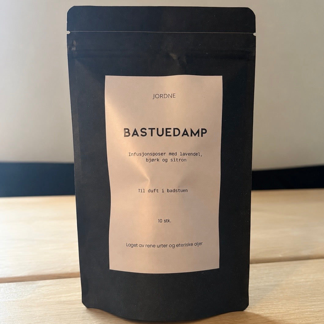Bastuedamp – infusjonsposer med lavendel, bjørk og sitron