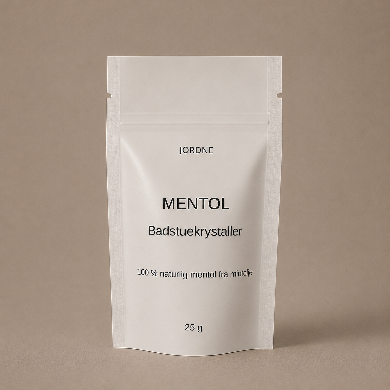 Menthol crystals for sauna